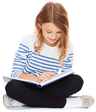 girl reading